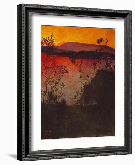 Evening Glow-Harald Sohlberg-Framed Giclee Print