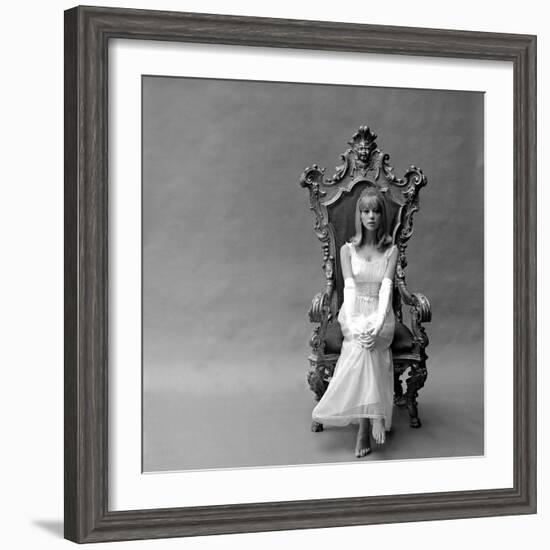 Evening Gown, 1960s-John French-Framed Giclee Print