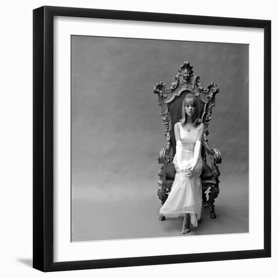 Evening Gown, 1960s-John French-Framed Giclee Print