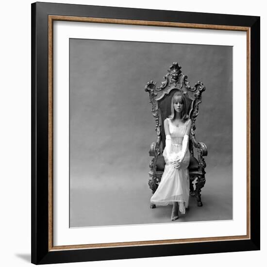 Evening Gown, 1960s-John French-Framed Giclee Print