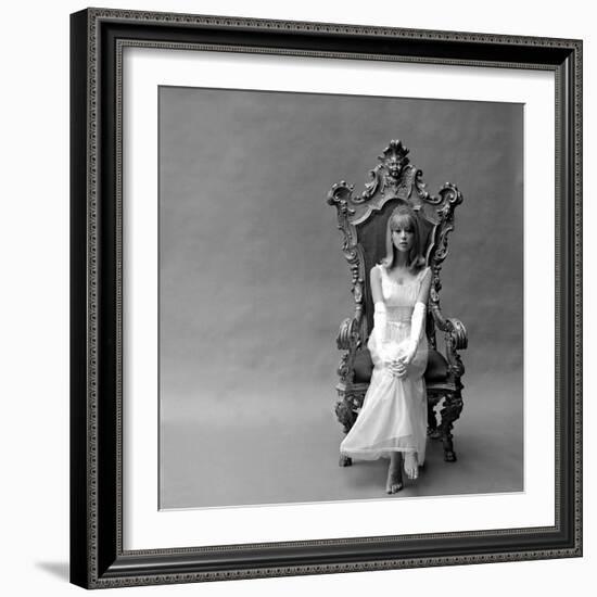 Evening Gown, 1960s-John French-Framed Giclee Print