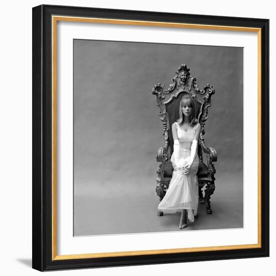 Evening Gown, 1960s-John French-Framed Giclee Print