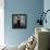 Evening Gown and Feathered Hat, 1960s-John French-Framed Premier Image Canvas displayed on a wall