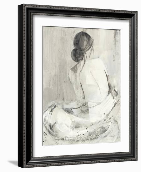 Evening I Neutral-Albena Hristova-Framed Art Print