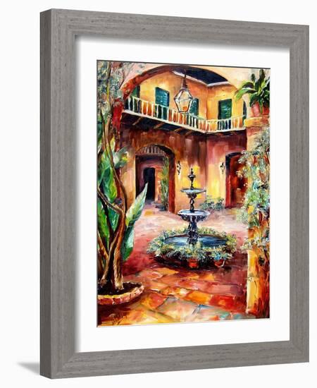 Evening in a Courtyard-Diane Millsap-Framed Art Print