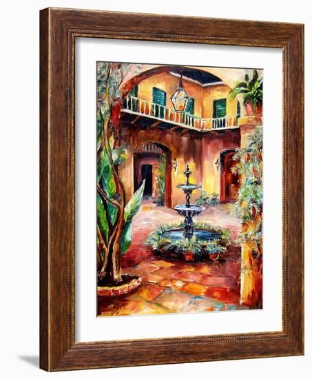 Evening in a Courtyard-Diane Millsap-Framed Art Print