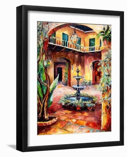 Evening in a Courtyard-Diane Millsap-Framed Art Print