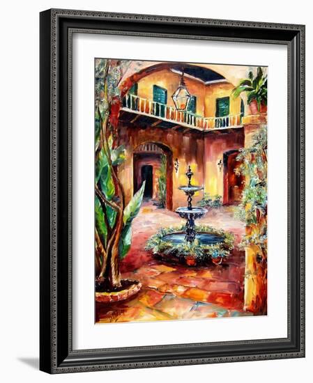 Evening in a Courtyard-Diane Millsap-Framed Art Print