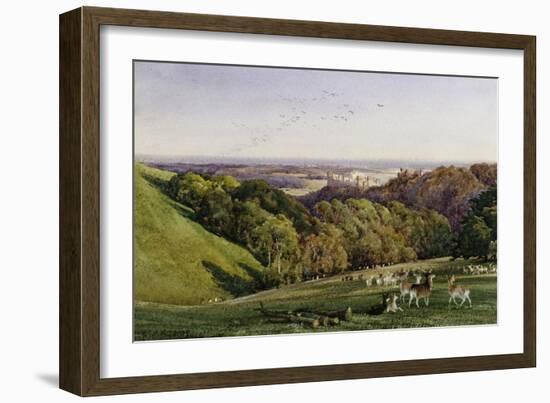 Evening in Arundel Park, Sussex, England-Charles James Adams-Framed Giclee Print