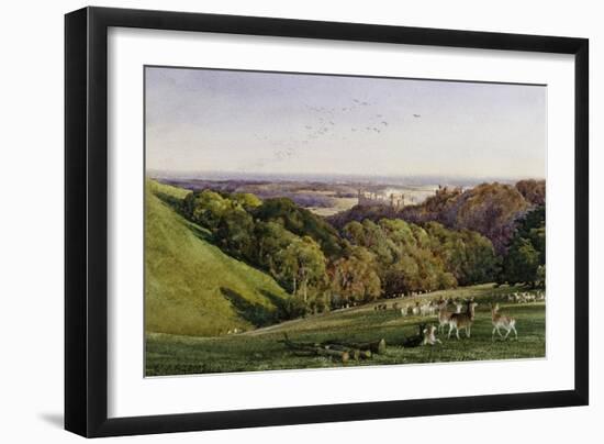 Evening in Arundel Park, Sussex, England-Charles James Adams-Framed Giclee Print