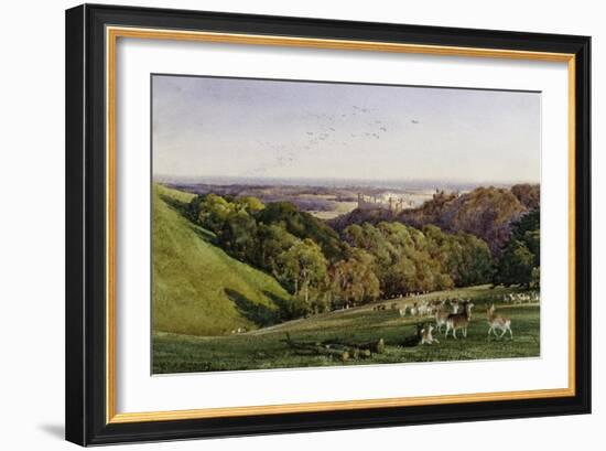 Evening in Arundel Park, Sussex, England-Charles James Adams-Framed Giclee Print