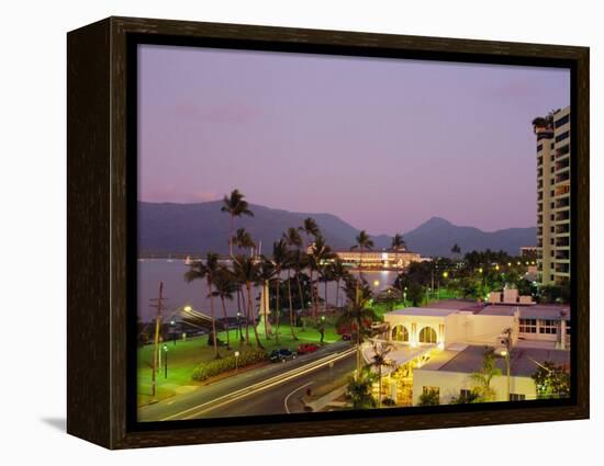 Evening in Cairns, Queensland, Australia-Fraser Hall-Framed Premier Image Canvas