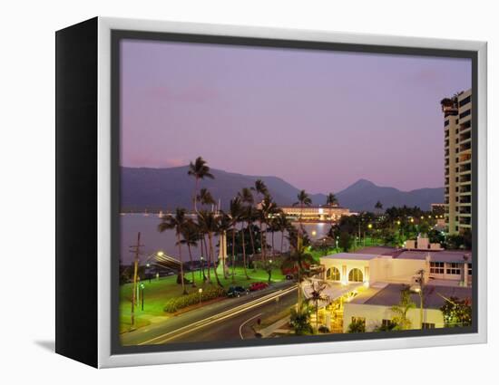 Evening in Cairns, Queensland, Australia-Fraser Hall-Framed Premier Image Canvas