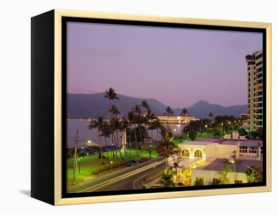 Evening in Cairns, Queensland, Australia-Fraser Hall-Framed Premier Image Canvas