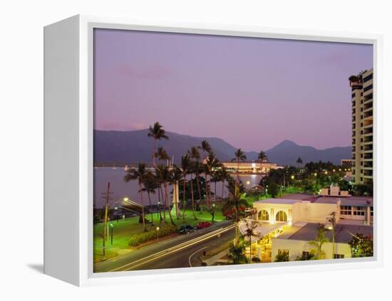 Evening in Cairns, Queensland, Australia-Fraser Hall-Framed Premier Image Canvas