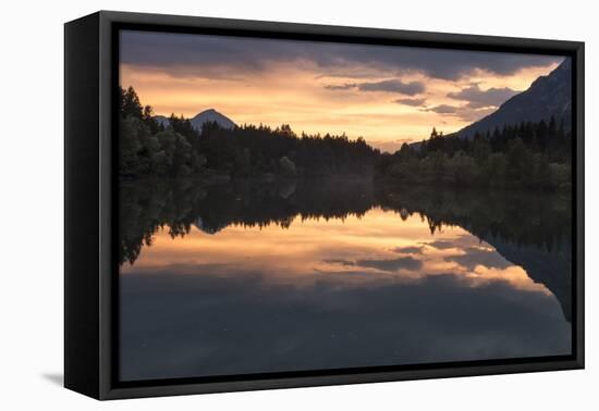 Evening in Gail, Austria-Simone Wunderlich-Framed Premier Image Canvas