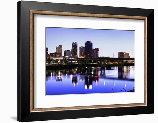 Evening in Little Rock-benkrut-Framed Photographic Print