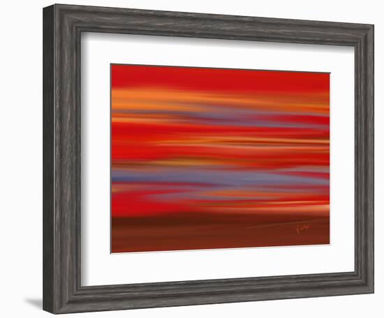 Evening in Ottawa valley-Rabi Khan-Framed Art Print