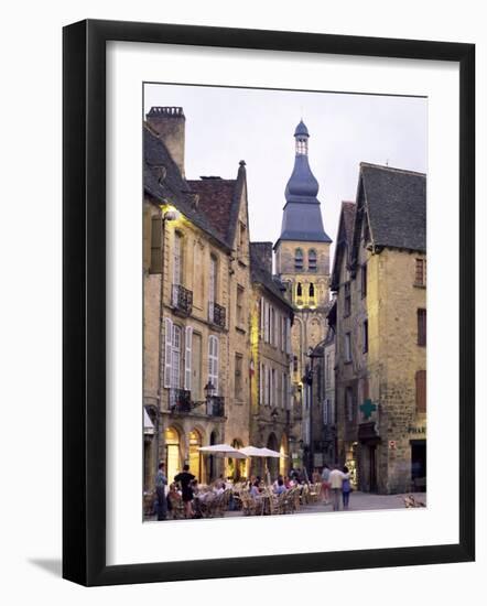 Evening in the Place De La Liberte, Sarlat-La-Caneda, Dordogne, Aquitaine, France, Europe-Ruth Tomlinson-Framed Photographic Print