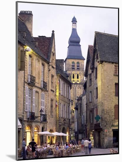 Evening in the Place De La Liberte, Sarlat-La-Caneda, Dordogne, Aquitaine, France, Europe-Ruth Tomlinson-Mounted Photographic Print