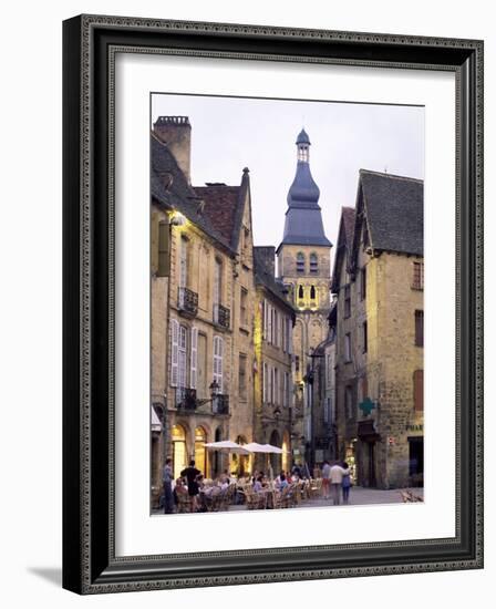 Evening in the Place De La Liberte, Sarlat-La-Caneda, Dordogne, Aquitaine, France, Europe-Ruth Tomlinson-Framed Photographic Print