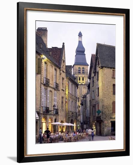 Evening in the Place De La Liberte, Sarlat-La-Caneda, Dordogne, Aquitaine, France, Europe-Ruth Tomlinson-Framed Photographic Print