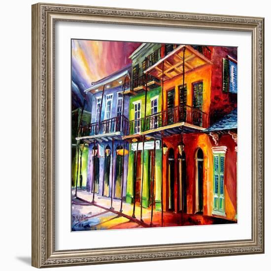 Evening in the Vieux Carre-Diane Millsap-Framed Art Print