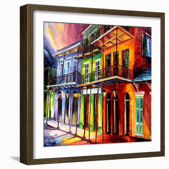 Evening in the Vieux Carre-Diane Millsap-Framed Art Print