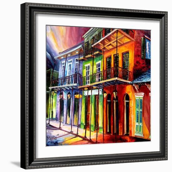 Evening in the Vieux Carre-Diane Millsap-Framed Art Print