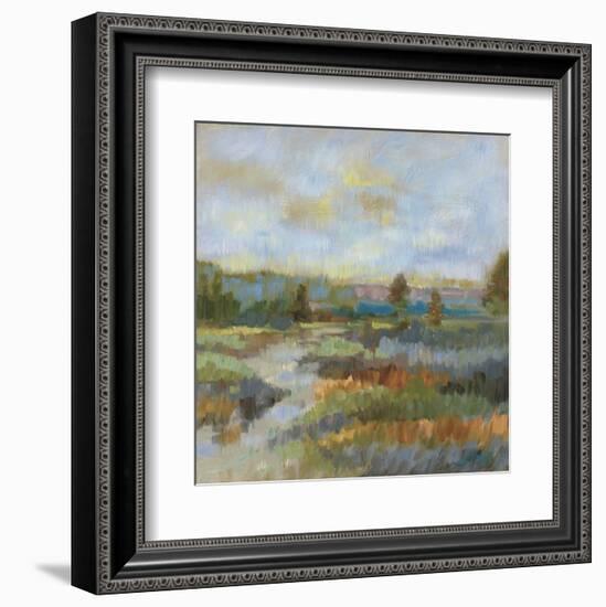 Evening Landscape Study-Libby Smart-Framed Art Print