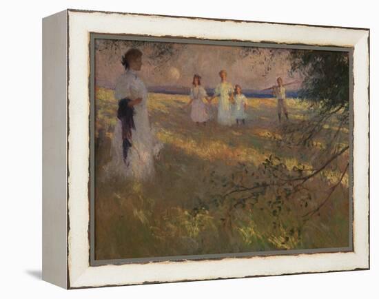 Evening Light, 1908 (Oil on Canvas)-Frank Weston Benson-Framed Premier Image Canvas