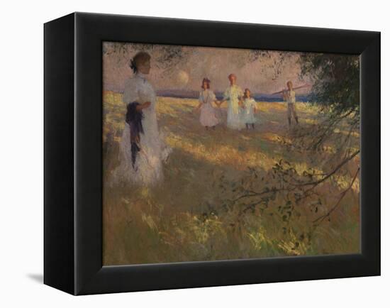 Evening Light, 1908 (Oil on Canvas)-Frank Weston Benson-Framed Premier Image Canvas