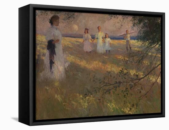 Evening Light, 1908 (Oil on Canvas)-Frank Weston Benson-Framed Premier Image Canvas