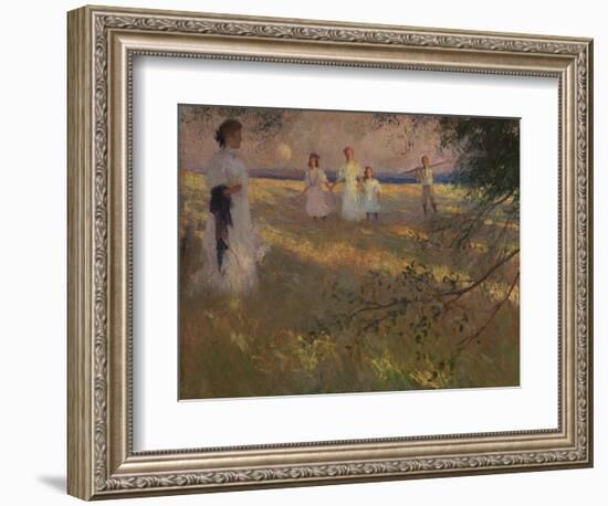 Evening Light, 1908 (Oil on Canvas)-Frank Weston Benson-Framed Giclee Print