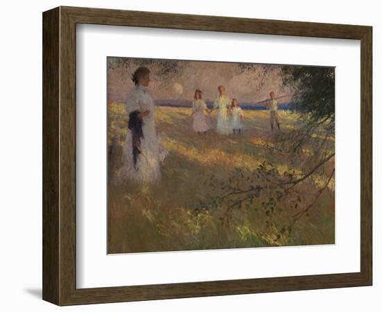 Evening Light, 1908 (Oil on Canvas)-Frank Weston Benson-Framed Giclee Print