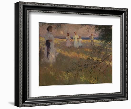 Evening Light, 1908 (Oil on Canvas)-Frank Weston Benson-Framed Giclee Print