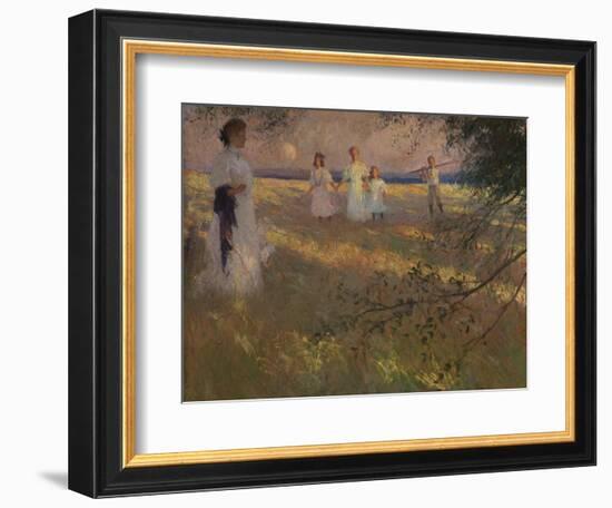 Evening Light, 1908 (Oil on Canvas)-Frank Weston Benson-Framed Giclee Print