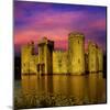 Evening Light at Bodiam-Adrian Campfield-Mounted Photographic Print
