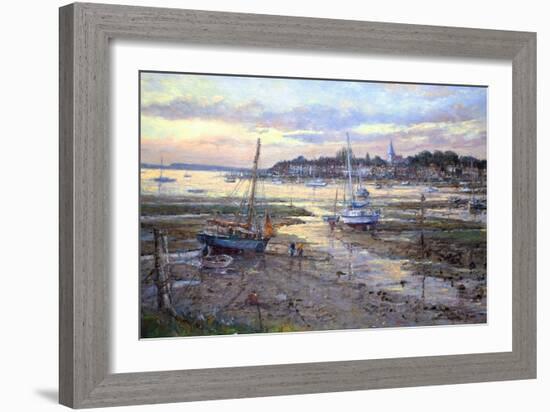 Evening Light- Bosham, 2011-John Sutton-Framed Giclee Print