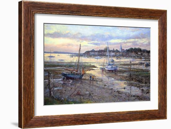 Evening Light- Bosham, 2011-John Sutton-Framed Giclee Print