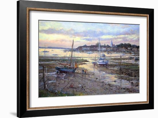 Evening Light- Bosham, 2011-John Sutton-Framed Giclee Print