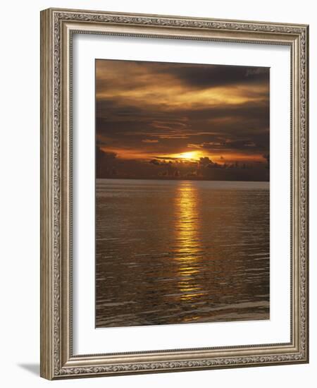 Evening Light by the Sea-Thonig-Framed Photographic Print