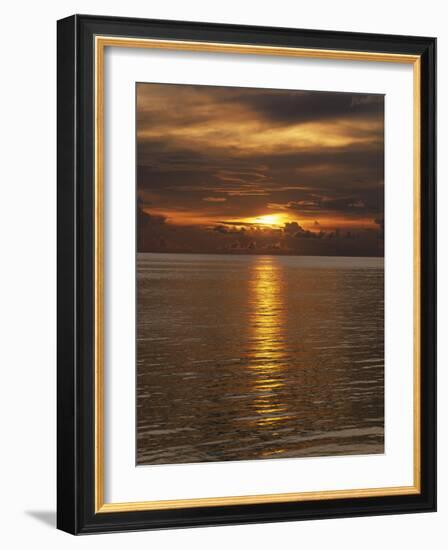 Evening Light by the Sea-Thonig-Framed Photographic Print