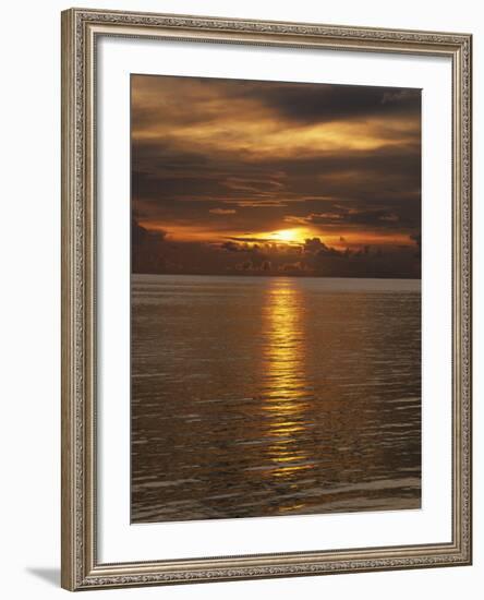 Evening Light by the Sea-Thonig-Framed Photographic Print