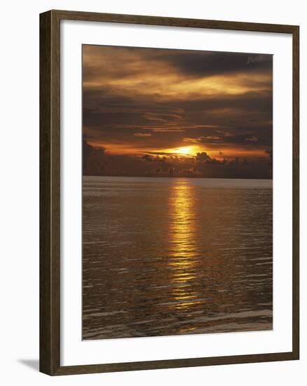 Evening Light by the Sea-Thonig-Framed Photographic Print