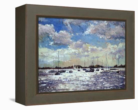 Evening Light, Gulf of Morbihan, 2002-Christopher Glanville-Framed Premier Image Canvas