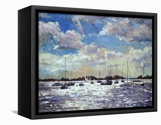 Evening Light, Gulf of Morbihan, 2002-Christopher Glanville-Framed Premier Image Canvas