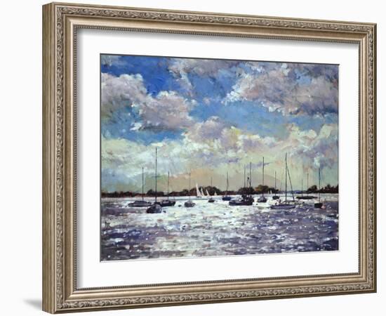 Evening Light, Gulf of Morbihan, 2002-Christopher Glanville-Framed Giclee Print