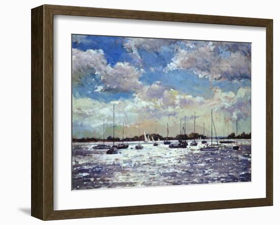 Evening Light, Gulf of Morbihan, 2002-Christopher Glanville-Framed Giclee Print