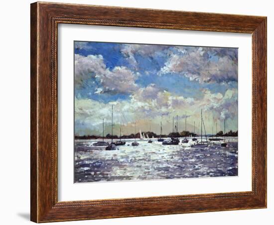 Evening Light, Gulf of Morbihan, 2002-Christopher Glanville-Framed Giclee Print